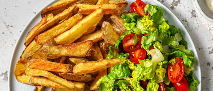 Chips, Mayo & Salad Baguette  Single 