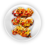 Jacket Potato With Cajun Chicken 