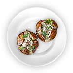 Jacket Potato With Mediterranean Chicken 