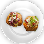 Jacket Potato With Spicy Beef 